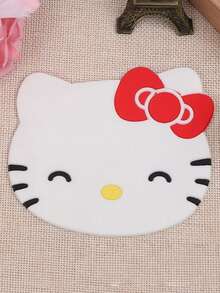 Sanrio 4/1pc 可爱Kitty卡通杯垫隔热垫防滑杯垫