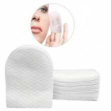 120pcs U-Shaped Cleaning Pads For Face Makeup Removal - Soft Makeup Cleaning Pads Suitable For Face And Nails Perfect For Removing Makeup-Makeup Remover Cleaning Pads