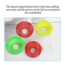 1/2/5pcs Set, Spill-Proof Painting Cups Without Painting Brushes, Multicolor Plastic Cups Suitable For DIY Painting Crafts