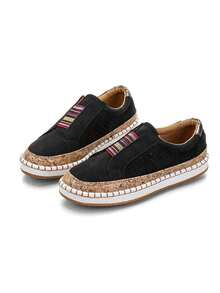 Retro Hollow Large Size Women's Shoes 2019 New Versatile Flat Slip-On Shoes Size 41-43 Casual Lazy Shoes