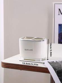 1 caixa de armazenamento moderna e minimalista, porta-canetas de mesa, lixeira para banheiro, organizador para banheiro