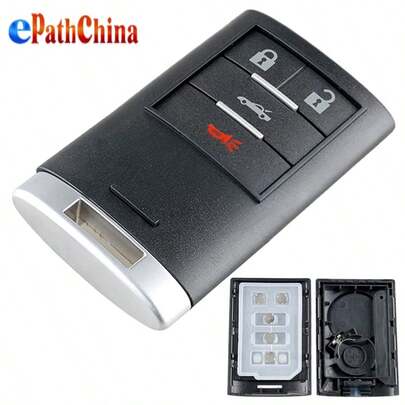 4 Buttons Car Remote Key Shell Fit For Cadillac / Chevrolet Corvette With Small Key