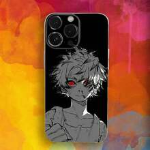 Funda de teléfono Anime G-Gachiakutas compatible con  16, se4, 15, 14, 13, 12, 11 Plus, Pro, Max, XR, XS, X, Plus, SE, Mini, funda transparente suave, compatible con funda de  17, funda de  17 Pro, funda de  17 Pro Max - z6 - Ver 7
