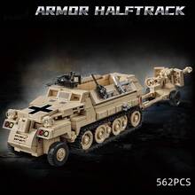 536 piezas Conjunto de bloques de construcción de modelo de tanque, decoración de modelo realista detallada, tanque para mayores de 14 años, automóvil, bloques de construcción de vehículo de ingeniería para decoración de escritorio, rompecabezas 3D hecho a mano, ideal para juego creativo, aprendizaje y regalo para amigos y familiares. Regalo de cumpleaños/Halloween/Navidad, empacado