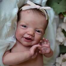 Reborn Baby Full Silicone Lifelike, 48CM Reborn Baby Girl, Lifelike Baby Dolls, Baby Dolls Like Real, Reborn Dolls Lifelike With Accessories - Nhiều màu - Xem 3