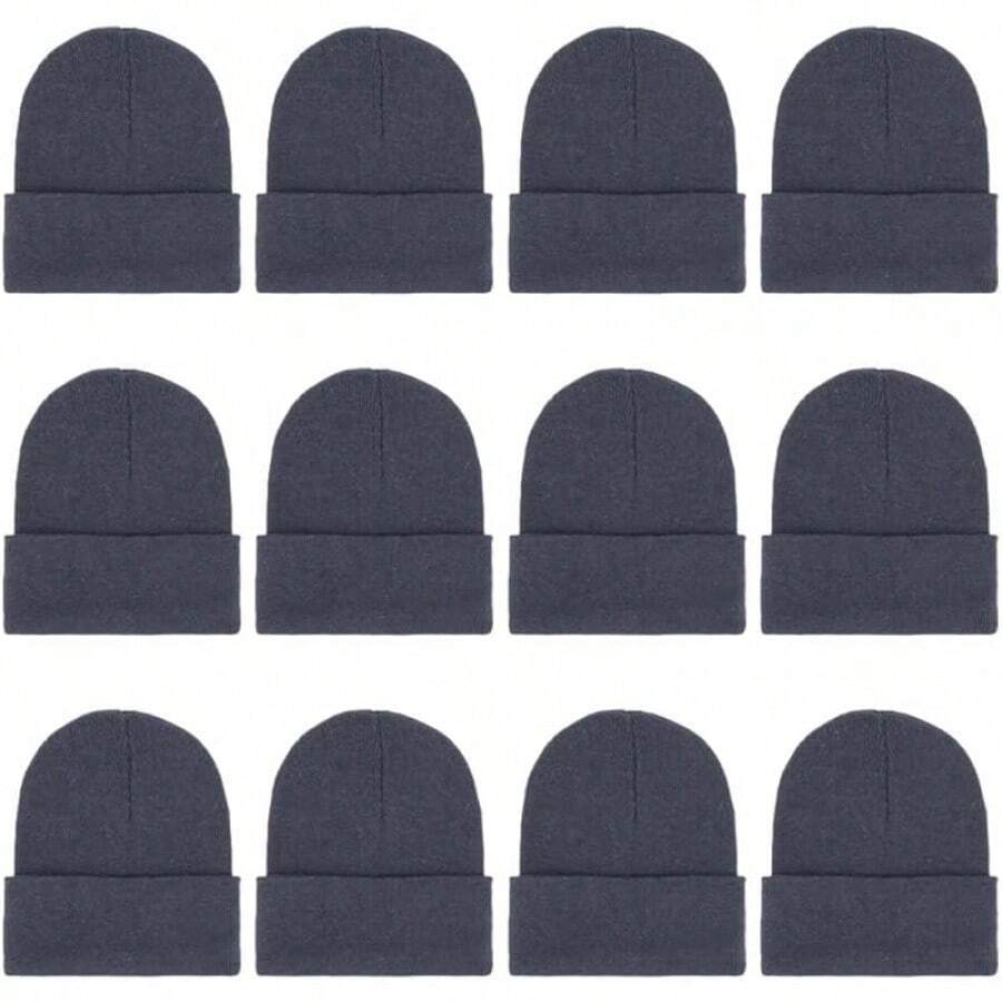 Women Beanie Hat - Dark Grey - View 1