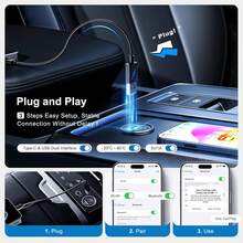 AI Box Wireless CarPlay & Auto Adapter - Plug & Play, Dual-Band WiFi, Bluetooth 5.0, 4K Video Support, Android 12.0 System, Compatible With Factory CarPlay & Android Auto (4GB RAM+32GB ROM) - 4GB RAM+32GB ROM - View 3