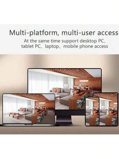 GENAI Home Slimme Camera, 3MP WiFi Indoor Monitor Night Vision, 360° Rotation, Motion Tracking, Ideal Security, Baby Pet Monitoring view 6