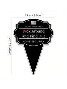 1 pieza Letrero de patio divertido, Letrero decorativo de madera para la puerta principal, el patio y el jardín, una adición divertida a la de su hogar, Letrero de advertencia de de madera