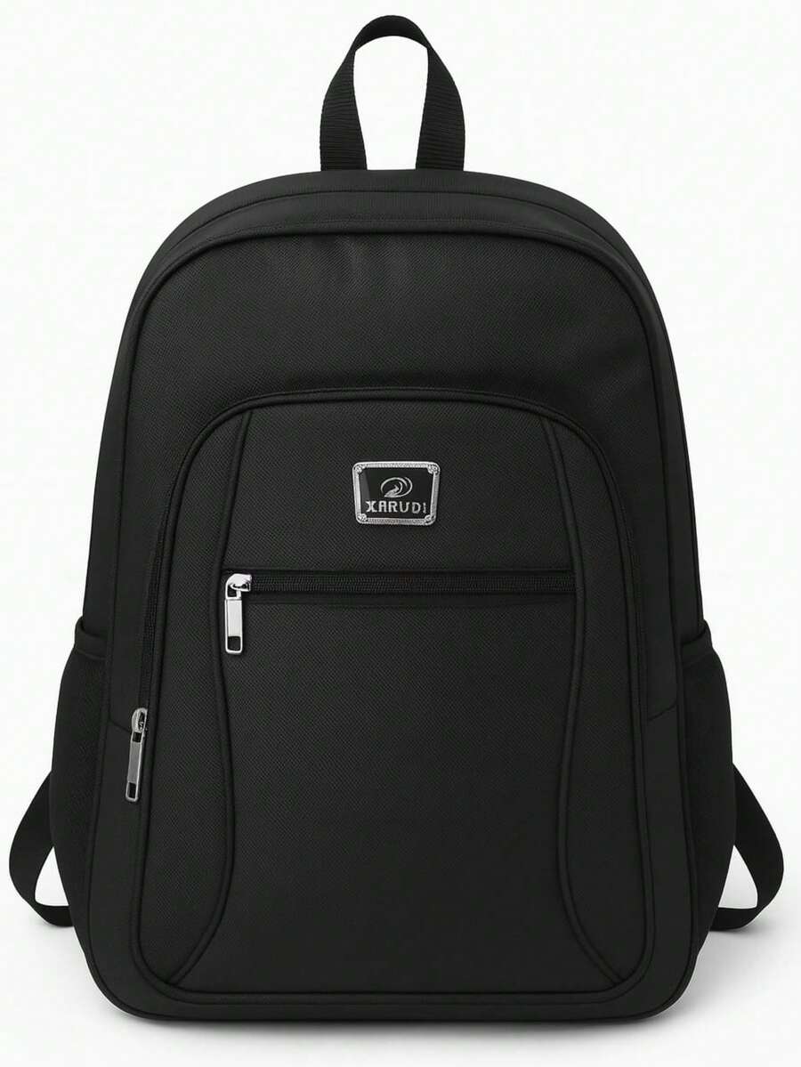 Mochila Nylon Impermeável Leve Resistente Design Moderno Espaçosa Cabe Notebook Tênis Roupa Conforto Estilo Top Masculina Feminina Trabalho Faculdade Escola Academia Treino Grande Viagem Versátil Compartimentos e bolsos Estilo Universitário Escritório Moda casual