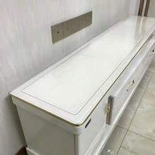 1pc PVC Transparent Waterproof Heat-Resistant Desk Mat For Dining Table, Study Desk, Computer Desk, Coffee Table, TV Stand, Thickness 1.0mm