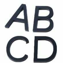 1pc House Numbers, Self-Adhesive House Number Acrylic Modern House Numbers For Outside Black Mailbox Numbers Address Home Number For House Apartments Office Hotel Room Easy To Install, 10cm Modern House Numbers #0-9 - With Adhesive Backing - View 7