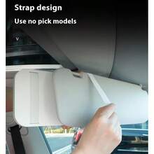 Car Sun Visor Mirror - Black - View 6