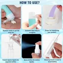 Refillable Bottle Set - Style a - View 7