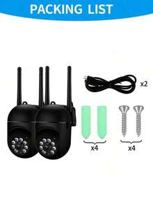 Smart Home Security Camera, Supporting 360 ° Automatic Tracking And Artificial Intelligence Human Detection | High Definition Light Bulb Security WiFi Wireless Monitoring, Night Vision, Motion Alarm, Two-Way Audio, Cloud Storage | Waterproof Indoor/Outdoor Home Security, Camera Security - Nhiều màu - Xem 11