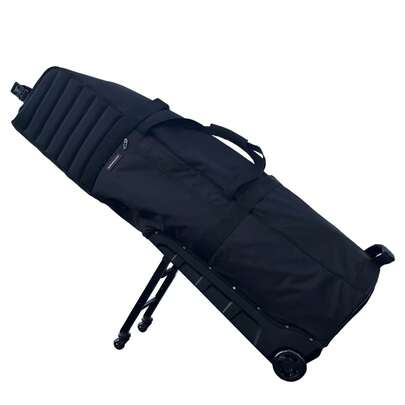 1piece Wheeled Golf Travel Bag With Stand, Thickened Padded Protection, Rolling Travel Case With Handles, With Wheels & Password Lock Zipper, For Airlines