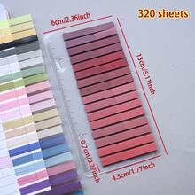 320 张超薄索引标签，学生必备，渐变色阅读标记贴纸 - 13*6cm - 查看 15