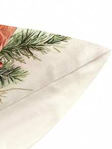 1pc Christmas Bird Table Runner, Christmas Decorative Table Runner, Christmas Linen-Like Table Runner, Table Runner, Table Runner, 1pc Table Runner, 4pcs Placemats, 1pc Pillow Cover, 3 Products Available, Seasonal Home Decor Indoor & Outdoor For Winter, Christmas Party, Christmas Room Decor - Multicolor - View 8