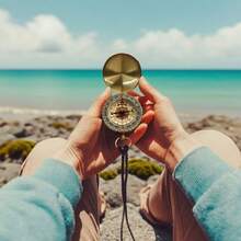 Personalisierter gravierter Kompass mit individueller Nachricht, Geschenk für Trauzeugen, Hochzeitsgeschenk, Geburtstagsgeschenk, einzigartiges Jahrestags-Geschenk, nautischer Kompass