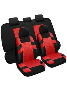 13pcs/9pcs/4pcs Sarung Jok Mobil Universal - Cocok Untuk SUV, Truk Dan Kendaraan 7-Seater | 3-Baris Jok Bahan Poliester (Jok Depan Bucket + Jok Belakang Terpisah) | Bernapas, Anti-Selip, Kompatibel Dengan Airbag | Pelindung Interior Mobil Unisex. 9pcs Model 5-Seater (2 Jok Depan + Sandaran Punggung + Jok Belakang + 5 Sandaran Kepala) Dan 4pcs Model 2-Seater (2 Jok Depan + 2 Sandaran Kepala) - Satu-Ukuran - View 24