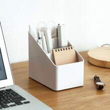 1 Stück Schreibtisch-Organizer für den Schulstart - multifunktionale Desktop-Aufbewahrungsbox, hält Fernbedienungen, Handy, Schreibwaren, Kosmetika, für Büro, Wohnzimmer, Couchtisch