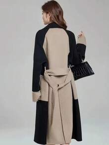 Women Overcoats - Dark Brown - View 1