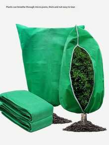 Winter Plant Blanket: Thickened Non-Woven Frost Cover With Thermal & Moisture Control. Keeps Shrubs, Roses & Delicate Plants In Freezing Temps. - Multicolor - View 21