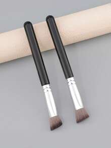 1 Triangle Brightening Concealer, Soft And Dense Synthetic Bristles Concealer, Repair Volume And Shape, Seamless And Seamless Treatment-Suitable For Liquids, Creams And Powders. - Multicolor - View 7