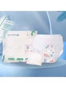 10片/包 女性夜间防漏内裤，透气卫生巾，经期适用 - 白色 - 查看 9