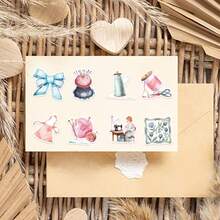 50pcs Sewing Stuff Sewing Supplies Cartoon Stickers Sewing Tools Sewing GiftsSewing Stickers Art Stickers Graffiti Stickers Aesthetic Stickers Vinyl Stickers Stickers For Water Bottle, Hydroflask, Guitar, Luggage, Phone, Case, Laptop, Skateboard, Gift