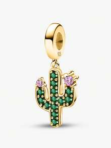 1 件时尚心连心串珠饰品，适合手链 DIY 女士珠宝 - 金色 - 查看 24