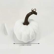 Mini Pumpkin Decorations Halloween Thanksgiving Fall Home Table Indoor Outdoor Decorations - Black - View 7