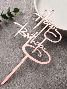 10 pièces Décorations de gâteau Toppers de gâteau d'anniversaire Grands cupcakes Décoration de gâteau de mariage Insertion de gâteau Décoration de fête