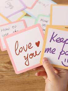 ملصقات لاصقة مغناطيسية، 4 * 4 سم - خاصة للاستخدام في العودة إلى المدرسة - ملصقات متعددة الأغراض للسبورات البيضاء والثلاجات والخزانات وما إلى ذلك، مع قلم مرفق - الخيار المثالي للمكتب وتنظيم الفصل الدراسي والتذكيرات في المنزل (ألوان عشوائية)