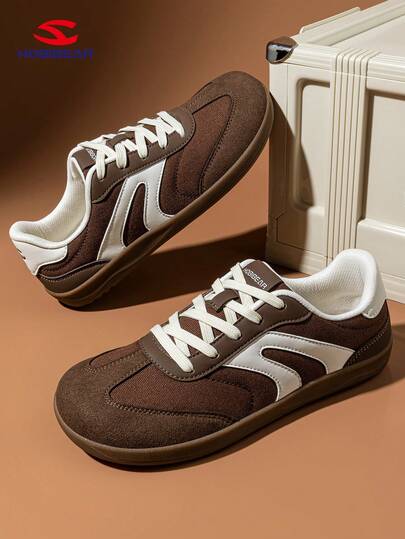 HOBIBEAR 2025 New Women Casual Sneakers, Fashion Minimalist Versatile Flat Shoes, Wide Toe Women Skateboard Shoes, Suitable For All Seasons