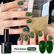 TARTU TARTU Esmalte de Gel para Unhas 8ml - 7 Cores Vibrantes, Remoção por Imersão, Cura por UV/LED, Vinho Roxo Borgonha Rosa Vermelho Vinho Rosa Roxo Azul Verde Branco Preto Azul Amarelo Verde, Cor Semitransparente, Gel Semipermanente para Manicure, Base, Primer, Para Uso Doméstico, Salão e Arte de Unhas, Presente para Mulheres