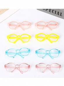 POP MART1PC (Accessories Only) 17cm Summer Versatile Glasses Sunglasses Multi Color Matching Transparent Glasses