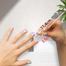 1000/500/300/100/10pcs Orange Wood Cuticle Pusher, Double-Sided Multi-Purpose Wooden Cuticle Remover, Manicure Pedicure Tool, Cuticle Pusher Or Eyebrow Waxing Stick, For Facial Hair Removal - Ginger - View 4