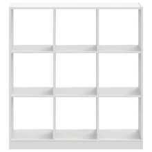 Libreria Larryhot bianca 102x32x108 cm in legno ingegnerizzato, resistente e durevole, facile da montare, stile decorativo, adattA, Per riporre soprammobili, statuette, libri, piccoli oggetti, ecc. - Bianco - Visualizzare 4
