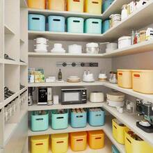 8-Piece Stackable Storage Bins Water-Resistant Polypropylene Storage Containers With Handles Flip-Top Lids In Multiple Colors Transparent Window For Easy Viewing Ideal For Organizing Crafts, Snacks, And Office Desks; Serves As A Storage Organizer - 8 gói hỗn hợp - Xem 2