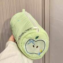 1个鱼形面粉猫铅笔盒和面包小狗蛋糕铅笔盒，高品质可爱化妆包，学生返校文具包，超大容量收纳袋