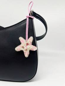 Summer Ocean Style Bag Charm, Starfish, Shell, Crab Pendant Keychain - Multicolor - View 11