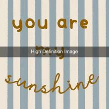 1 件带框/无框斯堪的纳维亚蓝色条纹你艺术我的阳光墙壁艺术海报帆布印刷积极育儿室引言男婴房间装饰画适用于儿童房、游戏室、卧室、现代家居装饰 - 彩色 - 查看 6