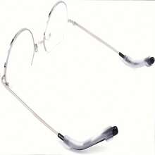5 Pairs Of Soft Silicone Glasses Temples - Non-Slip, Elastic, Comfortable Ear Clips For Reading And Sports Glasses, Transparent Design, Reading Glasses Accessories |   Ergonomic Design |   Silicone Material - 透明的 - 查看 7
