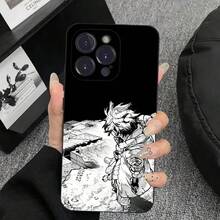 Funda de Teléfono Anime G-Gachiakuta Compatible con  16,15,14,13,12,11 Plus,Pro Max,XS,X,XR,SE,Mini,8,7, Funda Negra de Silicona Suave, Funda Compatible con  17, Funda  17 Pro, Funda  17 Pro Max - z3 - Ver 13