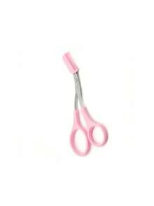 1 件不锈钢精密眉剪带梳子 - 迷你修饰工具，打造完美眉毛，无需电源 - 粉色 - 查看 8