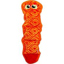 Outward Hound Durablez X-Large Nubby Snake Stuffing-Free Squeaky Plush Dog Toy For Puppies &Amp; Dogs - Interactive, Soft Yet Tough, No Mess, Jumbo Squeaker, Long-Lasting Play, 39 Inch, Orange - ColorG - View 1