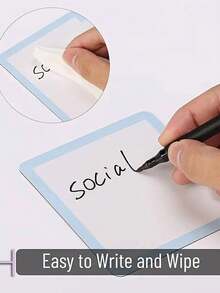 ملصقات لاصقة مغناطيسية، 4 * 4 سم - خاصة للاستخدام في العودة إلى المدرسة - ملصقات متعددة الأغراض للسبورات البيضاء والثلاجات والخزانات وما إلى ذلك، مع قلم مرفق - الخيار المثالي للمكتب وتنظيم الفصل الدراسي والتذكيرات في المنزل (ألوان عشوائية)