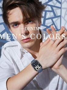 Curea de schimb din silicon moale, impermeabilă, compatibilă cu Band Series 10, 9, 8, 7, 6, 5, 4, 3, SE, Ultra, pentru femei și bărbați, 38 mm, 40 mm, 41 mm, 42 mm, 44 mm, 45 mm, 46 mm, 49 mm, pachet de 6 buc.