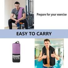 3pcs Ultra-Fine Microfiber Quick Dry Towels, Compact Perfect Travel Towels, Super Soft Sports Towels, Suitable For Camping, Travel, Fitness, Workout, Yoga And More